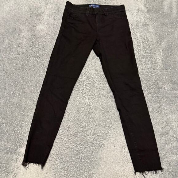 Democracy Pants - Democracy Jeans Pants Womens 6 (30x28.5) Black stretch Ankle Skinny
